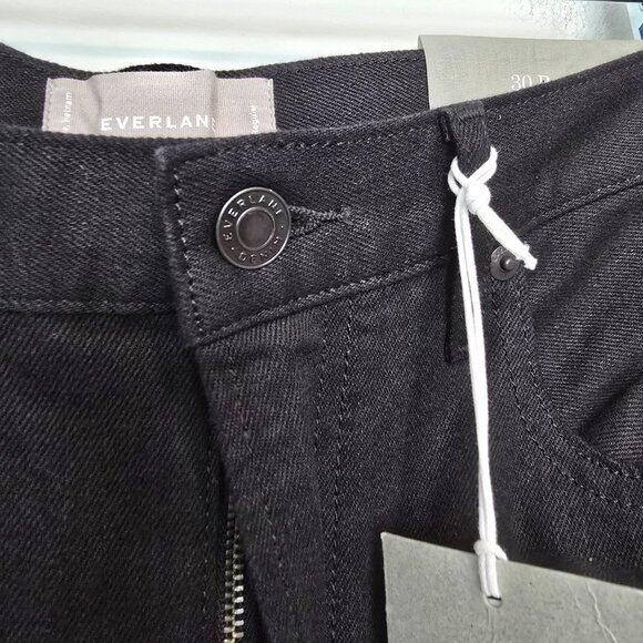 NWT Everlane Black High Waisted Jeans Skinny Size 30 Y2K Minimalist - Picture 4 of 8